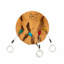 Y & Y Key Holder Circle Cerisier